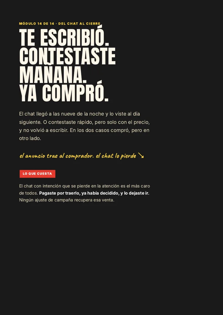 Página real del programa: Del chat al cierre
